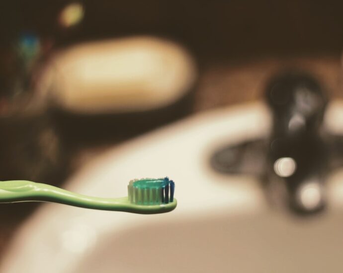Photo Toothbrush and toothpaste