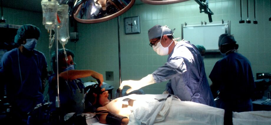 Photo laparoscopic surgery techniques