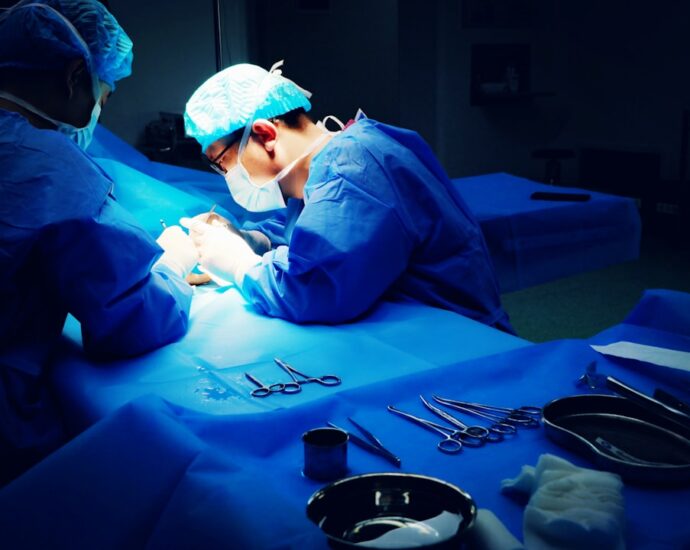 Photo surgical intervention