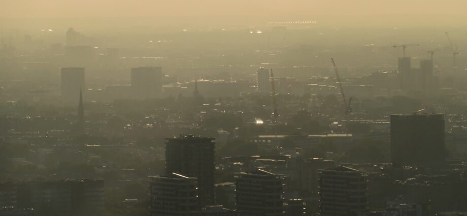 Photo urban pollution