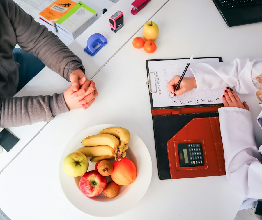 Photo healthy nutrition research analysis